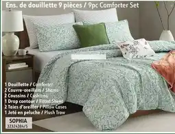 Sushi Shop SOPHIA 9pc Comforter Sets, QUEEN offer