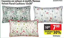 Sushi Shop Velvet Floral Cushions offer