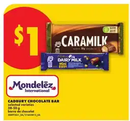 No Frills CADBURY CHOCOLATE BAR offer