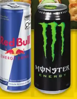 No Frills MONSTER, 444-473 ML OR RED BULL, 250 ML ENERGY DRINKS offer