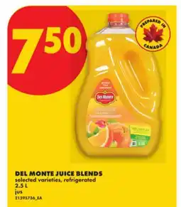 No Frills DEL MONTE JUICE BLENDS offer