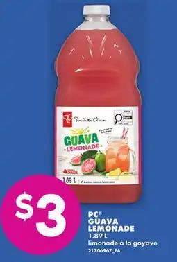 No Frills PC GUAVA LEMONADE offer