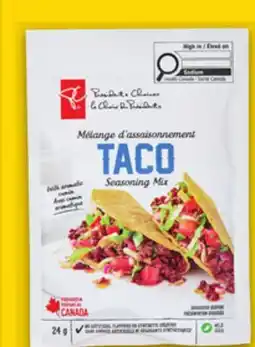 No Frills PC or BLUE MENU TACO SEASONING offer
