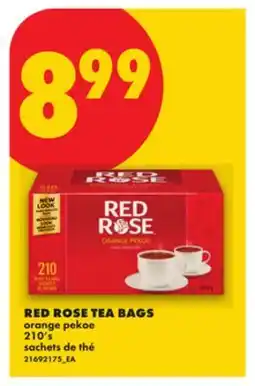 No Frills RED ROSE TEA BAGS, 210's offer