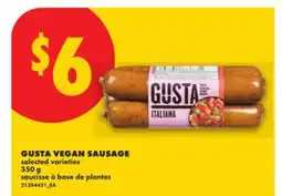 No Frills GUSTA VEGAN SAUSAGE offer