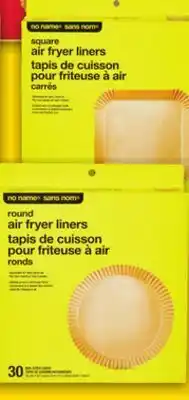 No Frills NO NAME AIR FRYER LINERS, 30'S offer