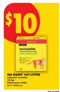 No Frills NO NAME CAT LITTER offer