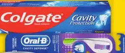 No Frills COLGATE OR CREST TOOTHPASTE, 50-100 ML OR MANUAL TOOTHBRUSH, 1 EA offer