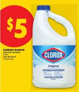 No Frills CLOROX BLEACH offer