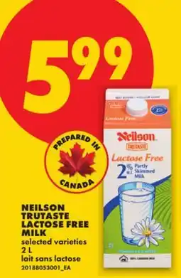 No Frills NEILSON TRUTASTE LACTOSE FREE MILK offer