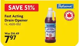 Home Hardware Fast Acting Drain Opener offer