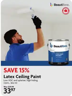Home Hardware Latex Ceiling Paint offer