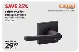 Home Hardware Solstice/Collins Passage Leverset offer