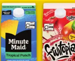 No Frills FRUITOPIA, PEACE TEA or MINUTE MAID DRINKS offer