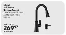 Home Hardware Edwyn Pull Down Kitchen Faucet offer