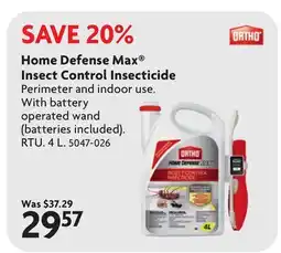 Home Hardware Home Defense Max Insect Control Insecticide offer