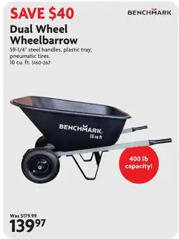 Home Hardware Dual Wheel Wheelbarrow offer