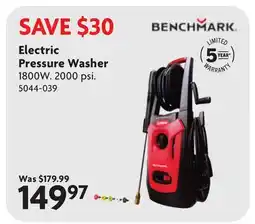 Home Hardware Electric Pressure Washer offer