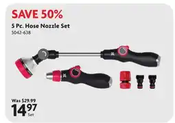 Home Hardware 5 Pc. Hose Nozzle Set offer