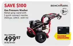 Home Hardware Gas Pressure Washer offer