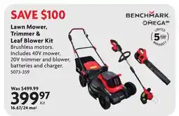 Home Hardware Lawn Mower, Trimmer & Leaf Blower Kit offer