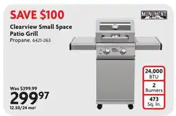 Home Hardware Clearview Small Space Patio Grill offer