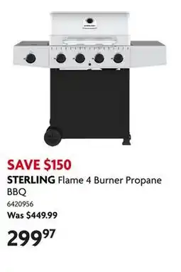 Home Hardware Flame 4 Burner Propane BBQ offer