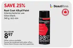 Home Hardware Rust Coat Alkyd Paint offer