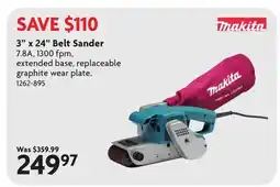 Home Hardware 3 x 24 Belt Sander offer
