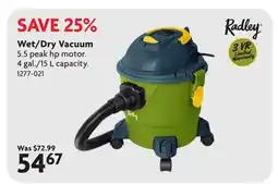 Home Hardware Wet/Dry Vacuum offer