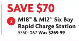 Home Hardware M18 & M12 Six Bay Rapid Charge Station offer