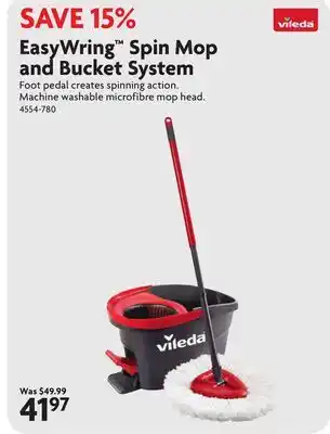 Home Hardware EasyWring Spin Mop and Bucket System offer