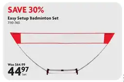 Home Hardware Easy Setup Badminton Set offer