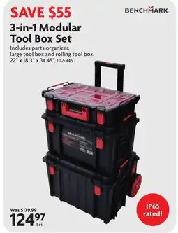Home Hardware 3-in-1 Modular Tool Box Set offer