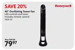 Home Hardware 40 Oscillating Tower Fan offer