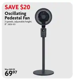 Home Hardware Oscillating Pedestal Fan offer