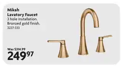 Home Hardware Mikah Lavatory Faucet offer