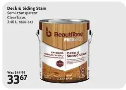 Home Hardware Deck & Siding Stain offer