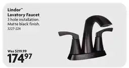 Home Hardware Lindor Lavatory Faucet offer