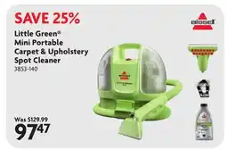 Home Hardware Little Green Mini Portable Carpet & Upholstery Spot Cleaner offer