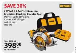 Home Hardware MAX 7-1/4 Lithium-Ion Brushless Cordless Circular Saw offer