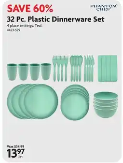 Home Hardware 32 Pc. Plastic Dinnerware Set offer