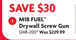 Home Hardware M18 FUEL Drywall Screw Gun offer