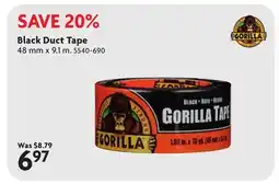 Home Hardware Black Duct Tape offer