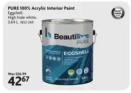 Home Hardware PURE 100% Acrylic Interior Paint offer