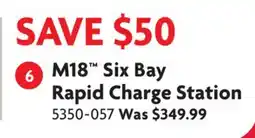 Home Hardware Milwaukee M18 Six Bay Rapid Charge Station offer