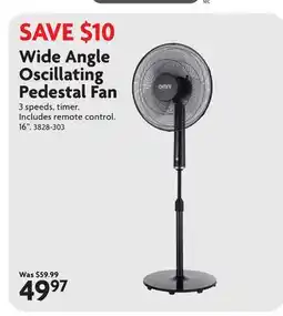 Home Hardware Omni Max Wide Angle Oscillating Pedestal Fan offer