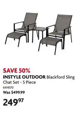 Home Hardware Blackford Sling Chat Set-5 Piece offer