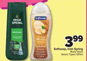 PharmaChoice Softsoap, Irish Spring Body Wash offer