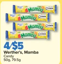 PharmaChoice Werther's, Mamba Candy offer